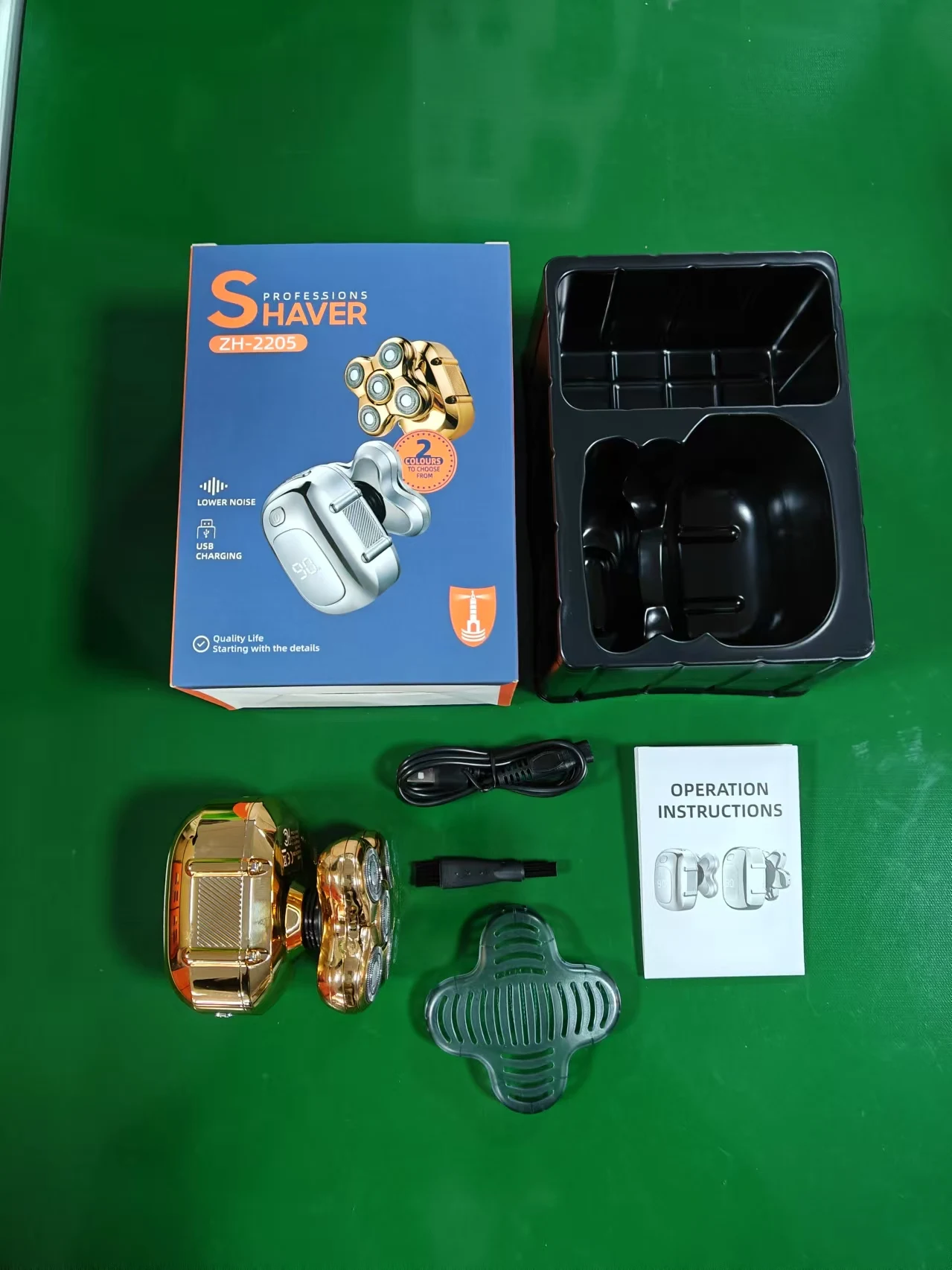 Five Blade Full Body Washing Electric Shaver Self-Shaving Divine Tool for Head Shaving Special Machine Head Shaving Shaver details