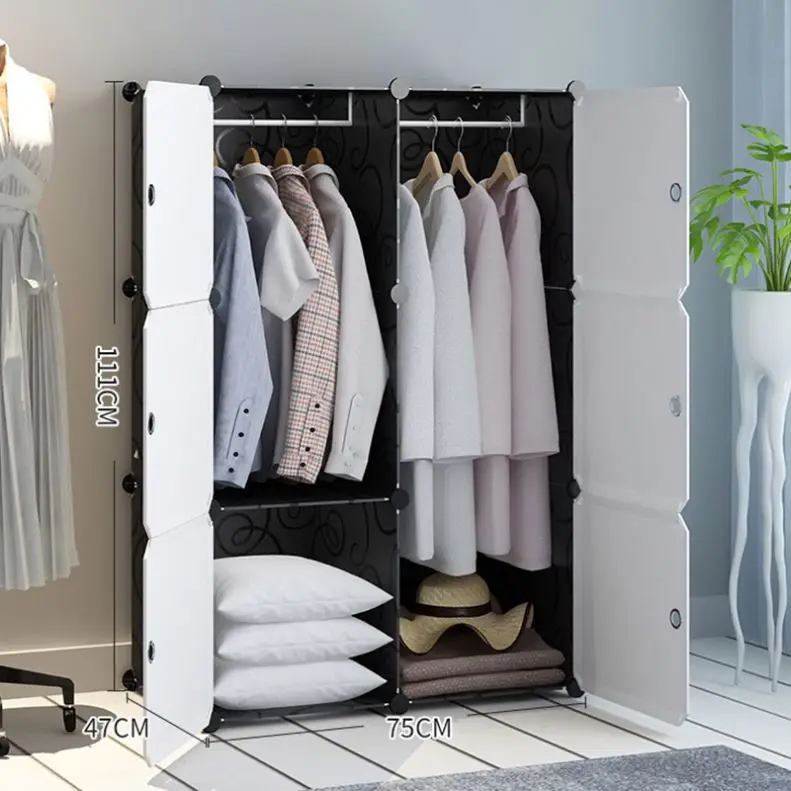 Achetez en gros 8 Door Simple Plastic Wardrobe Assembly Resin