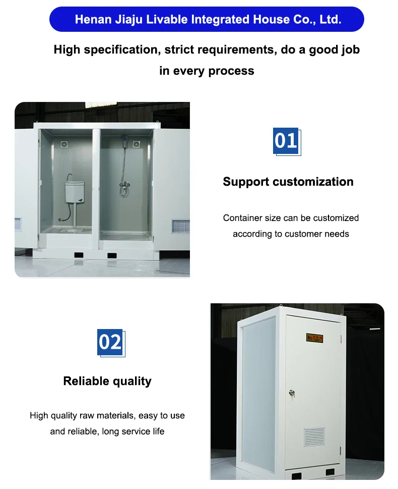 Modern Outdoor Revolution Toilet and Shower for Pools Bathrooms Parks-Portable Design for Exterior Use