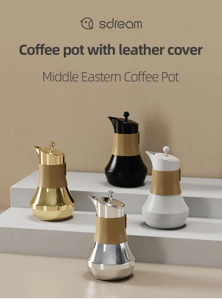 Arabic Tea Pot Thermos Luxury Sus 304 Stainless Steel Water Jug Arabic