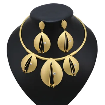 Fashion Jewelry Set Gold Plated Jewelry Set Alloy Unique Turtle / Insects Big African Design Jewellery For Women