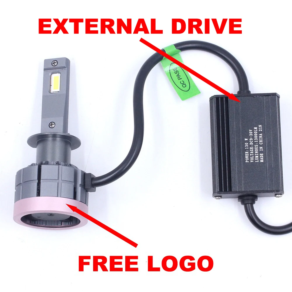 Led Car Lights H4 130w 26000lm F5d H4 H7 H11 9005 9006 9012 H13 Led