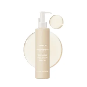 Private Label Cashmere Vanilla Daily Bath Oil Cypress-infused Gently Cleanses Deeply Nourishes Smooth Radiant Skin Bath Oil