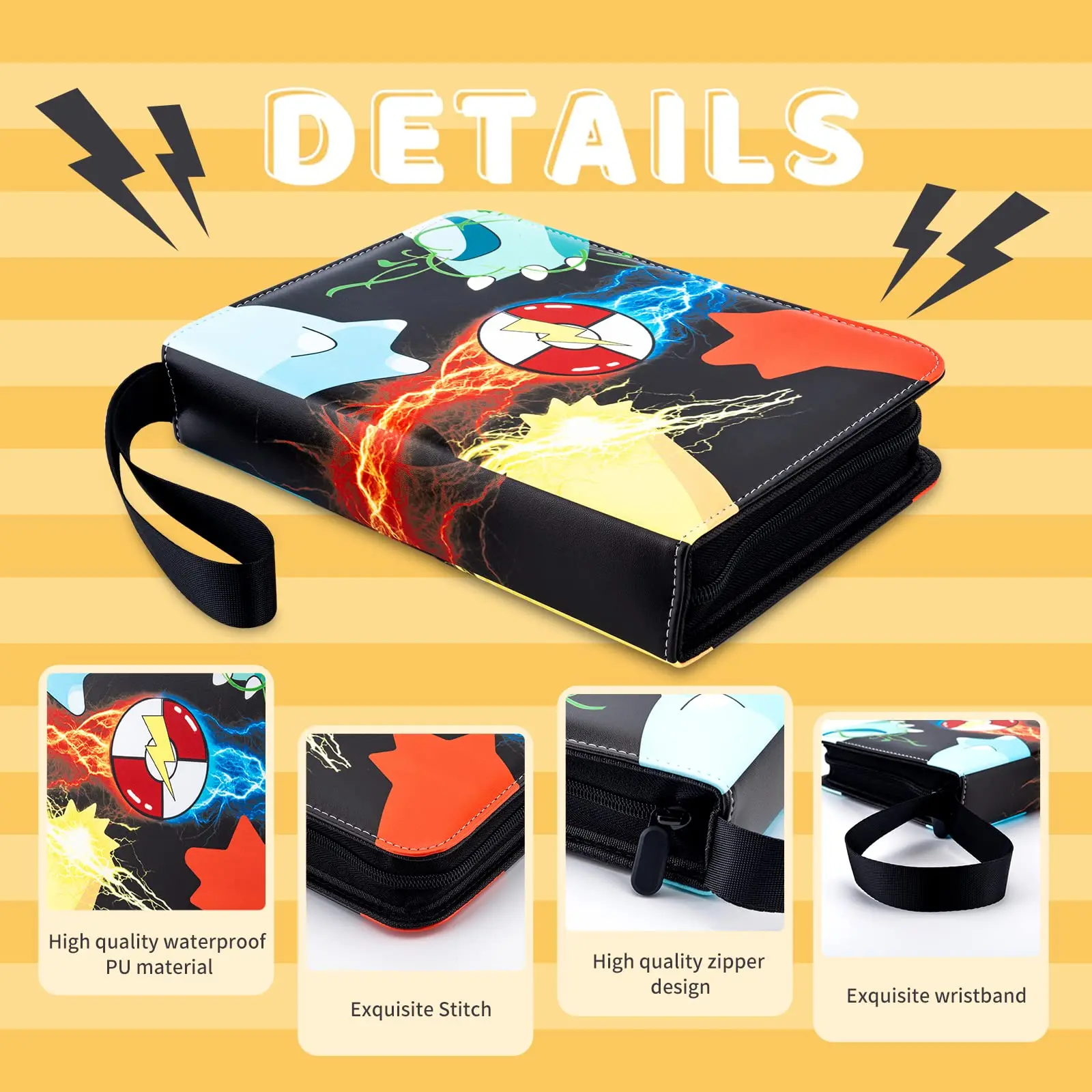 binder for jumbo pokemon cards Jumbo XL Oversized Card Sleeves (50)