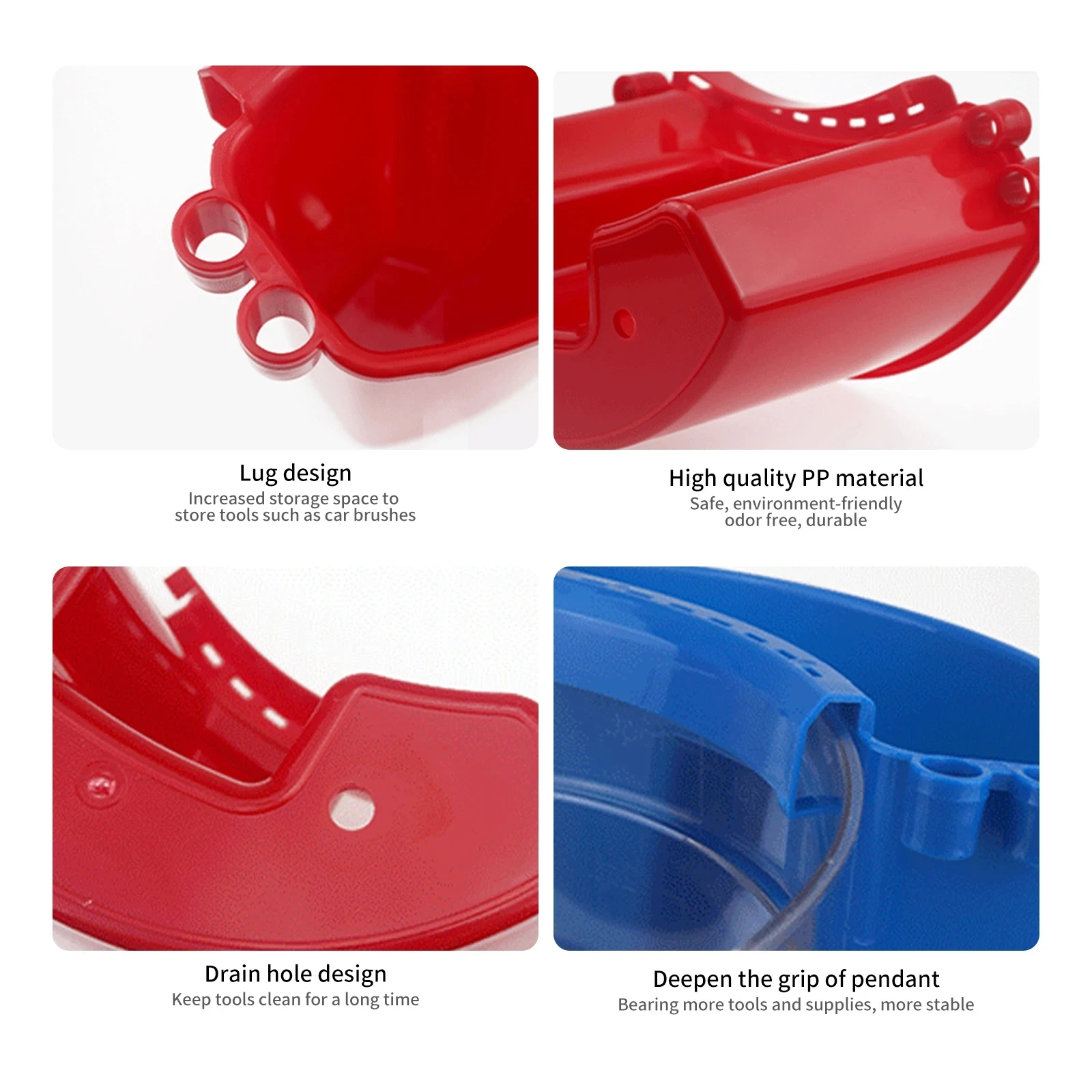 Universal Bucket Organizer Car Detailing Tools Small Capacity Storage