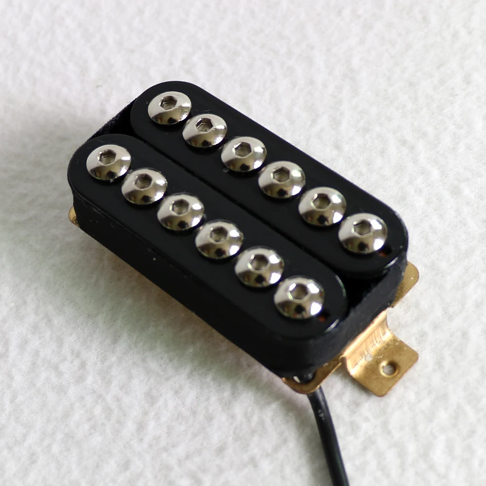 Donlis Invader Style Hot Humbucker Guitar Pickup With Large Hex Screw Pole Pieces for Heavy Metal and Rock Music