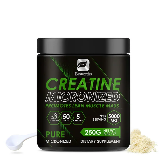 Beworths Creatine Monohydrate Powder Increase Energy Muscle Growth Support Sport Supplement