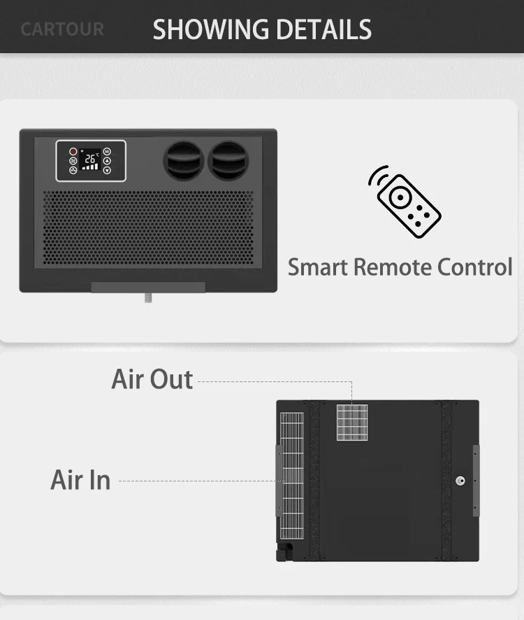 Universal Rv Air Condition Systems 24v Dc Air Conditioner Under Bench