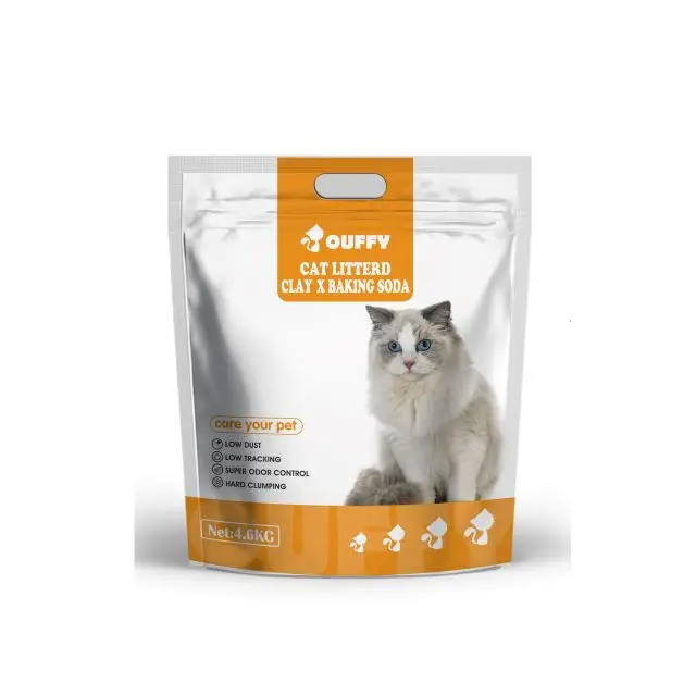 10lbs Sodium Betonite Cat Litter Sand Mixed Cat Litter Clumping Cat litter baking soda and zeoilite formula