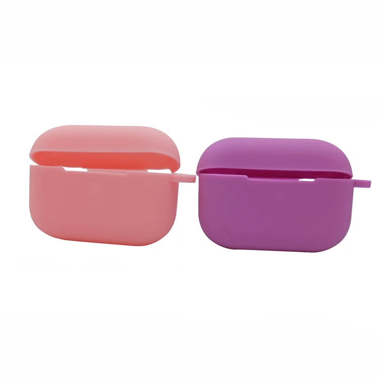 SHT Multi Colors Wireless Silicone Earphone Case for Airpods Pro Rubber Protective Cover