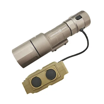 LWXC Tactical Scout Light LED Rein 2.0 Short Flashlight for Outdoor Light Fit 20mm Rail