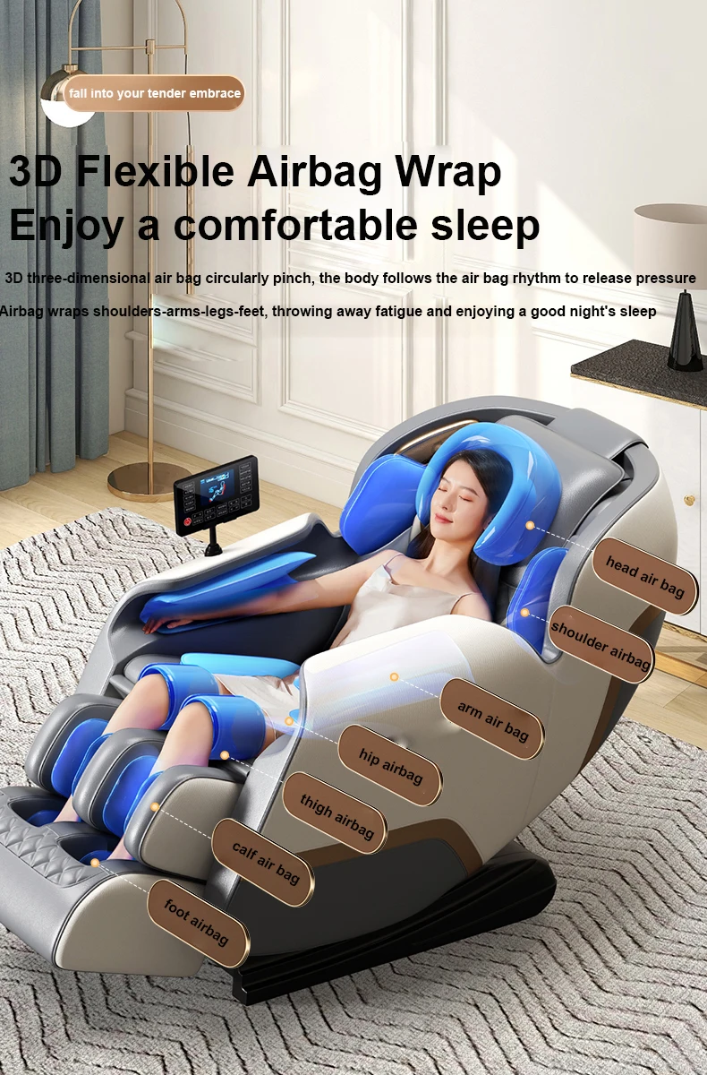Ningdecrius 2022 Zero Gravity Full Body Massager Chair - 4D