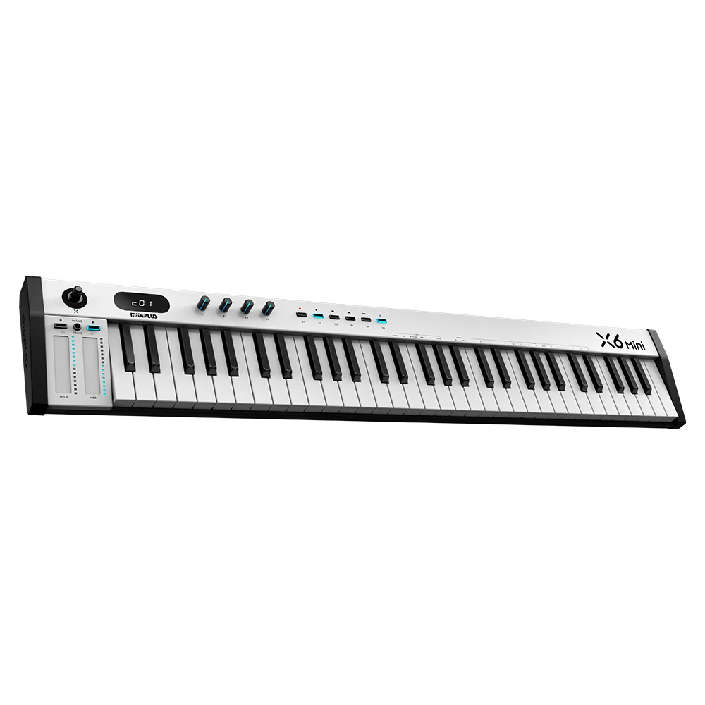 Midiplus X6 Mini 61 Keys MIDI Keyboard Controller - Portable