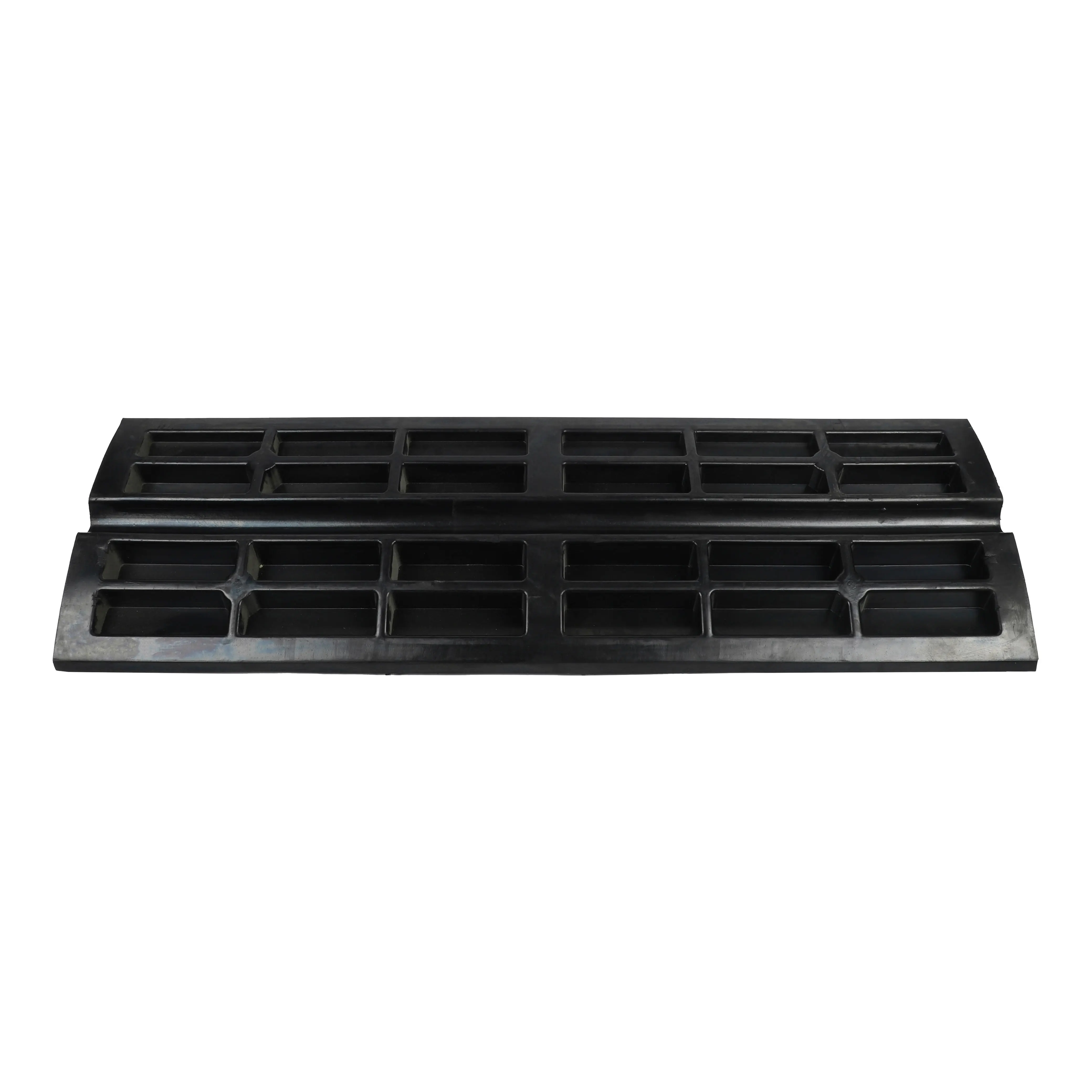 Heavy Duty Rubber Speed Bump Threshold Driveway Curb Ramp for Cars Trucks Scooters Bikes factory