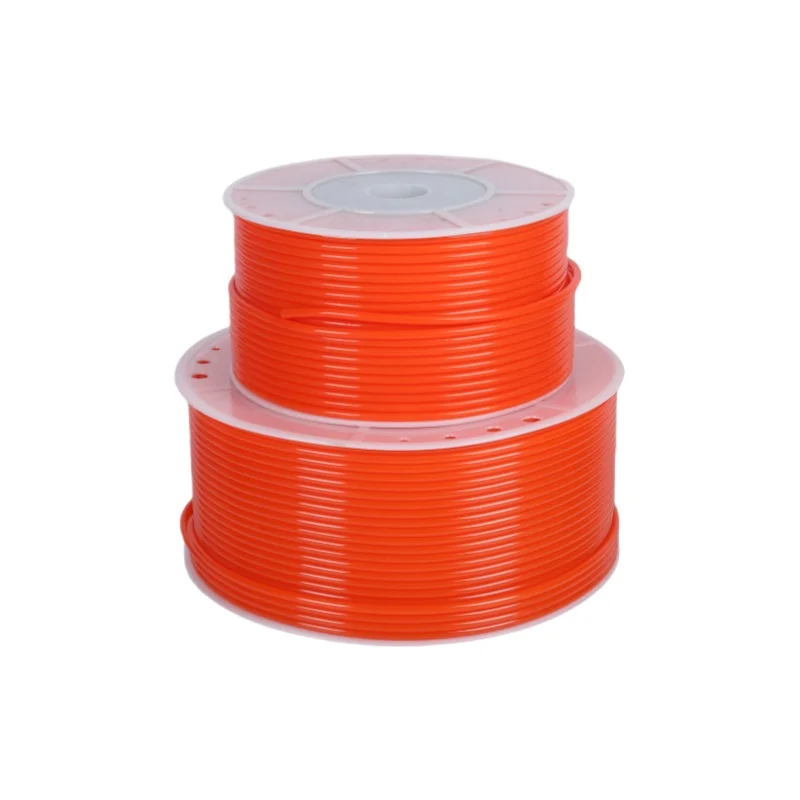 product high grip glossy surface polyurethane round belt hollow polyurethane drive belt for seamless power transmission-8