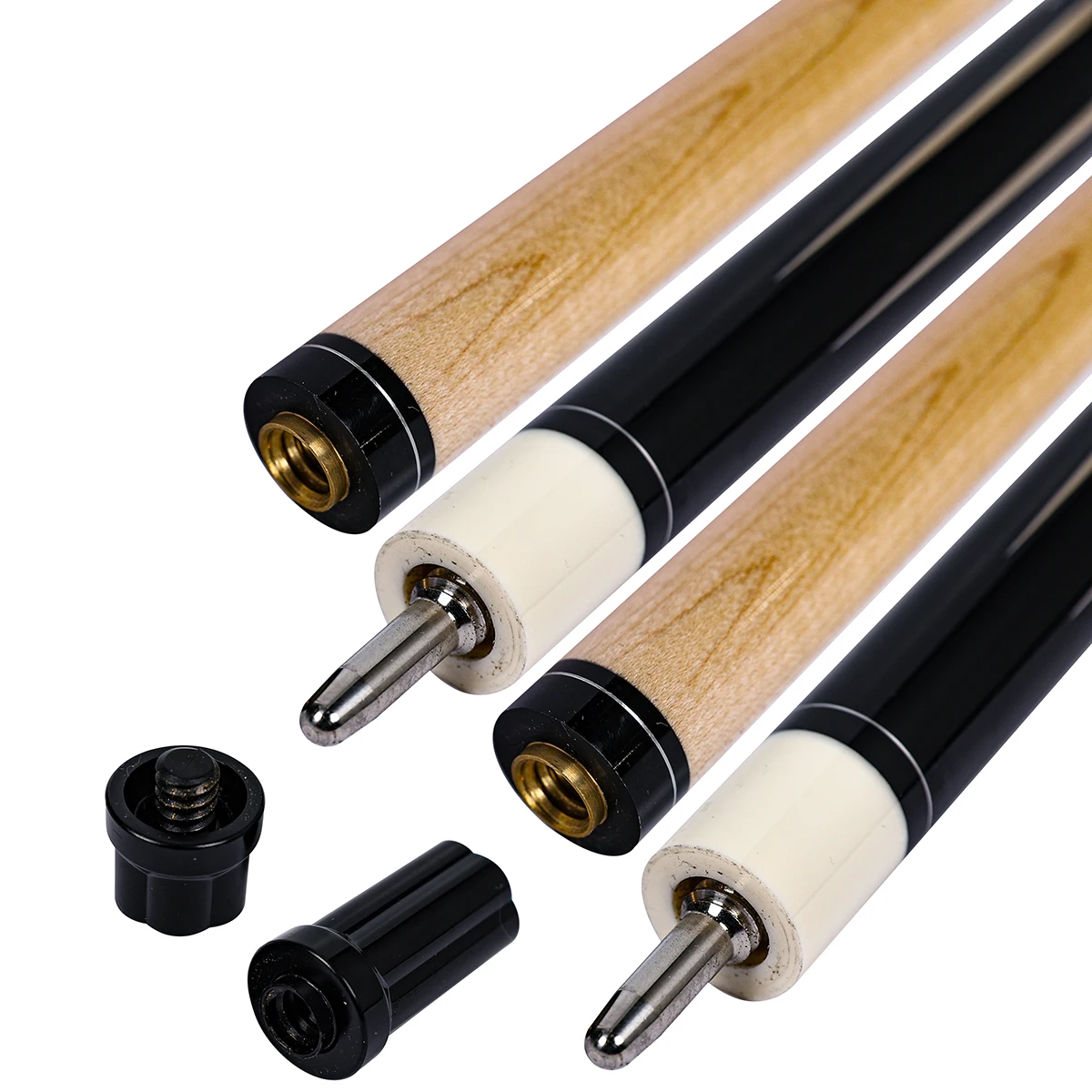 Queue De Billard Professionnelle AONETIGER 145cm - Embout 9.7mm | 3/4 Tube Avec Extensions | Étui Rigide