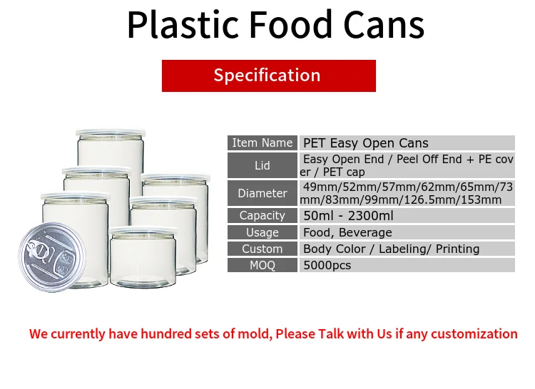 Non Spill 1460ml Plastic Food Jars Mag Snack Container