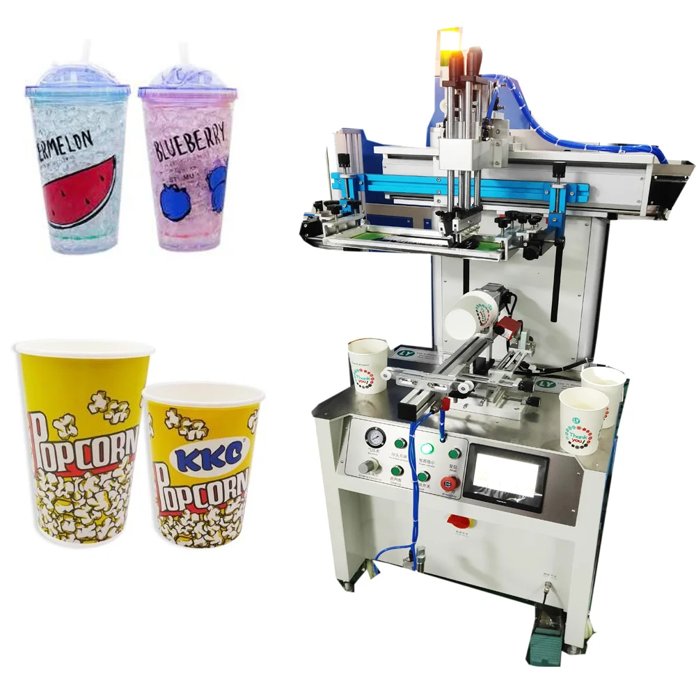 Food Container Multi Color Screen Printing Machine