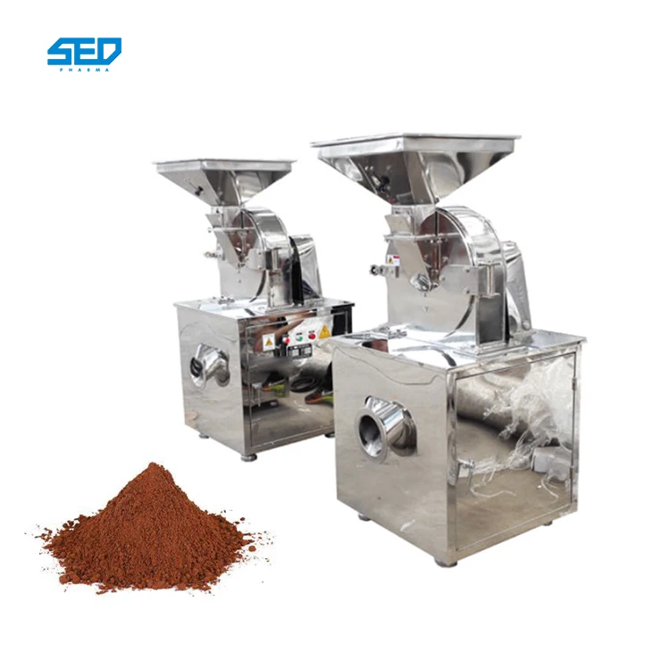 Automatic Corn Pulverizer Machine Electrical Grinder Dry Okra Turmeric Maize Chilli Spice Grinding Machine
