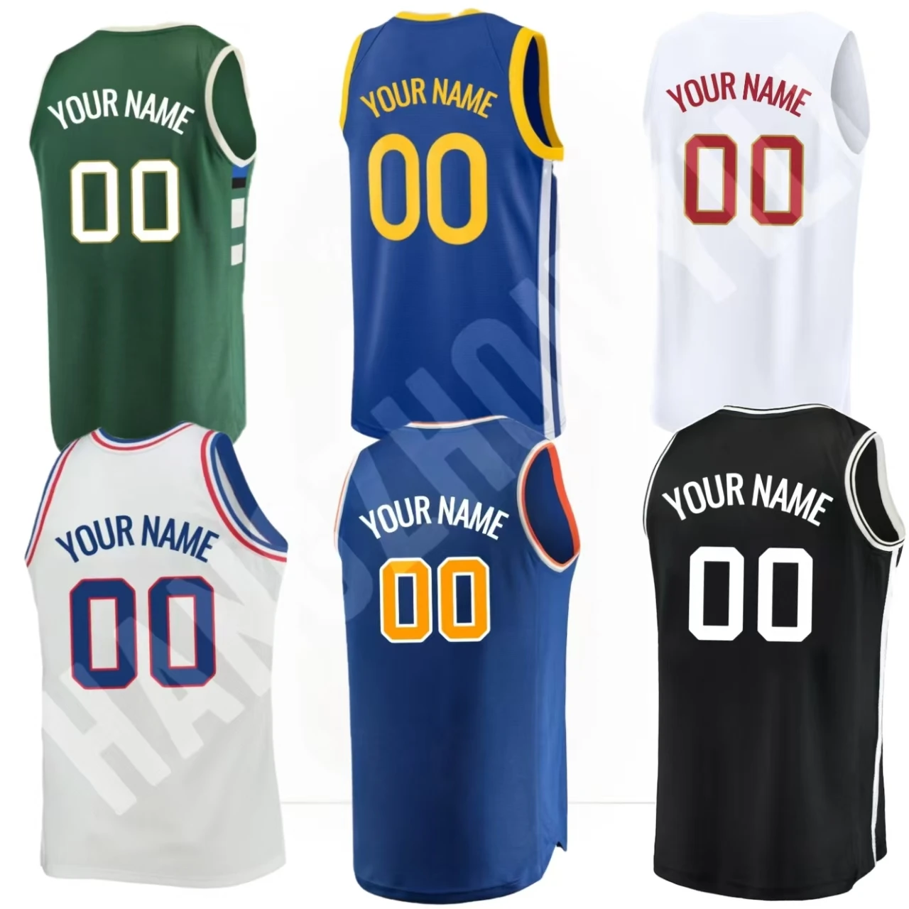 Personalization US Team All Style Cheap Blue White Black Stripe Style Custom Stitched/Hot Press Basketball Jersey