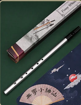 Irish Whistle C Key 6 Holes Flute Penny Whistle Stainless Steel Wind Musical Instruments aperçu 11