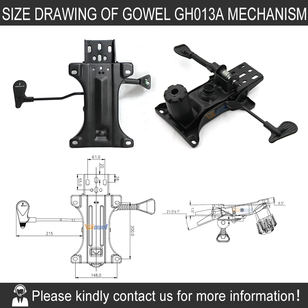 Swivel Chair up and Down Adjustable Mechanism GH013A