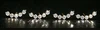 10 piedras Smile/diamante de laboratorio