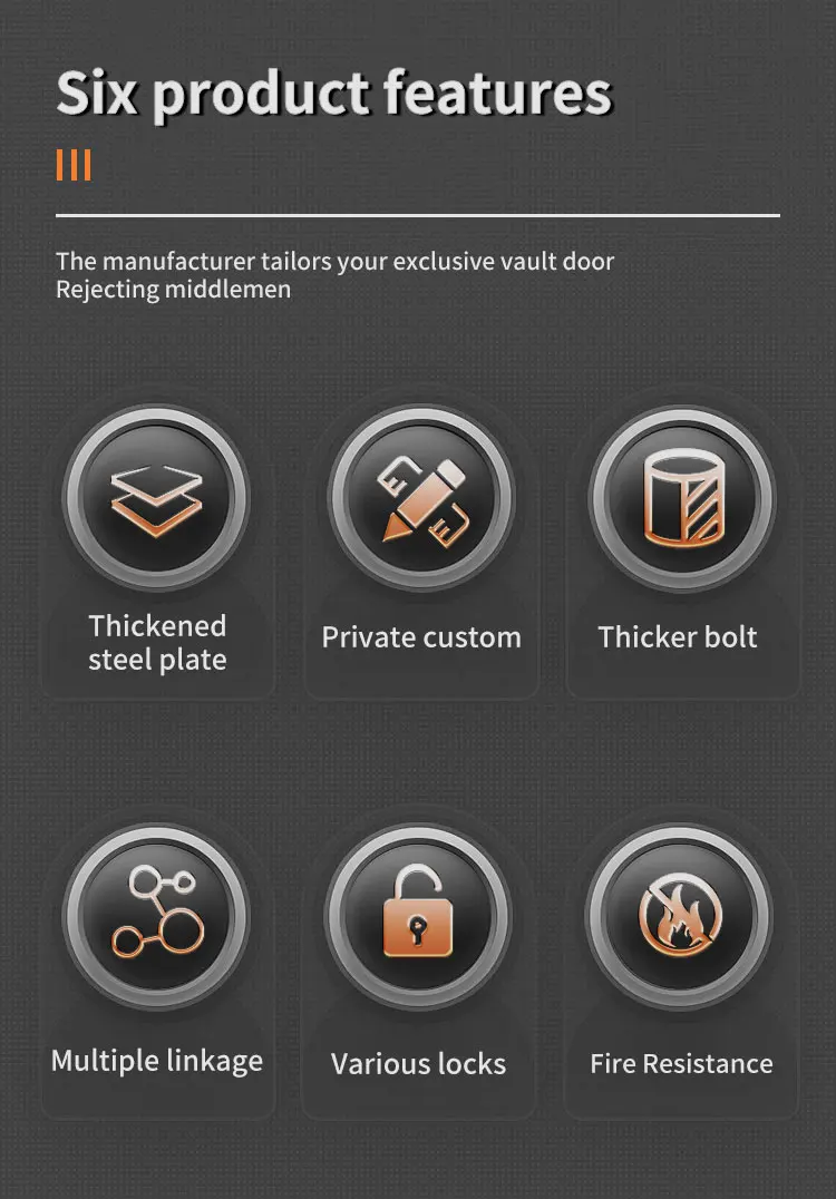 CEQSAFE High Quality Metal Vault Safe Strong Bunker Door Underground Strong Room supplier
