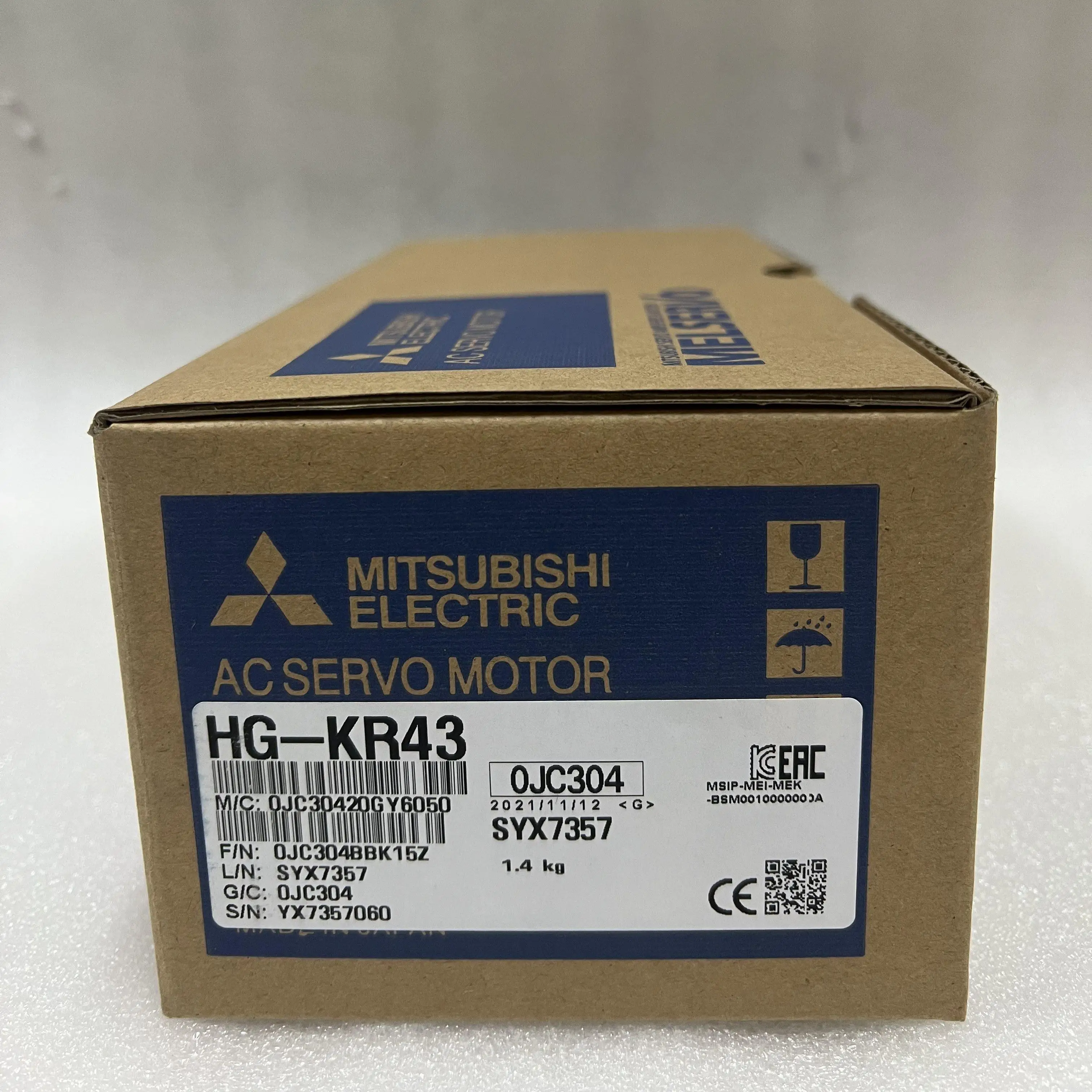 MITSUBISHI AC Servo Motor HG-KR43 MITSUBISHI AC Servo Motor HG-KR43