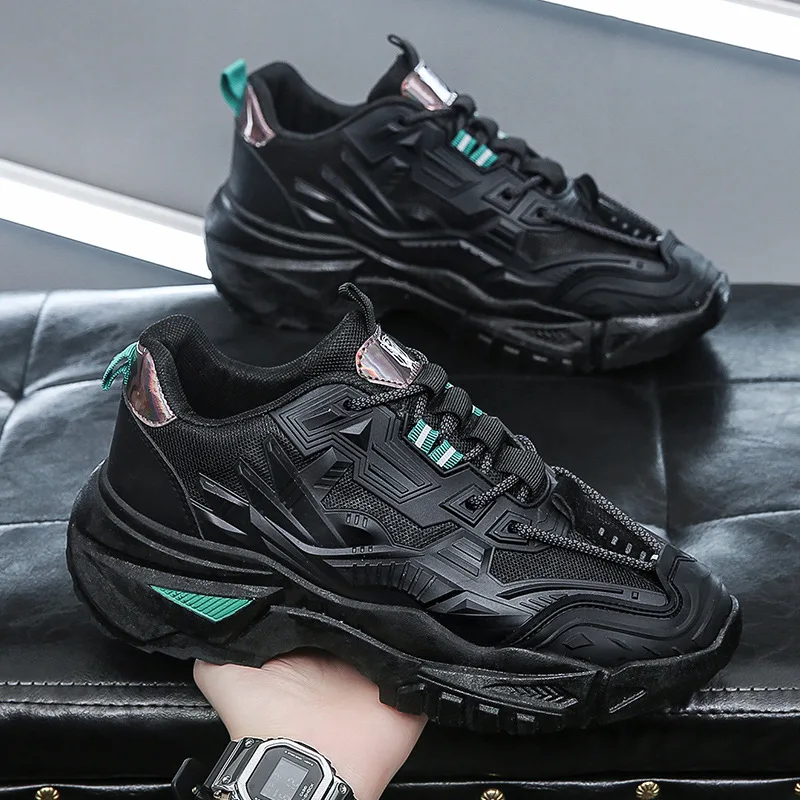 New mecha Transformers sports shoes, trendy shoes, breathable casual men's shoes