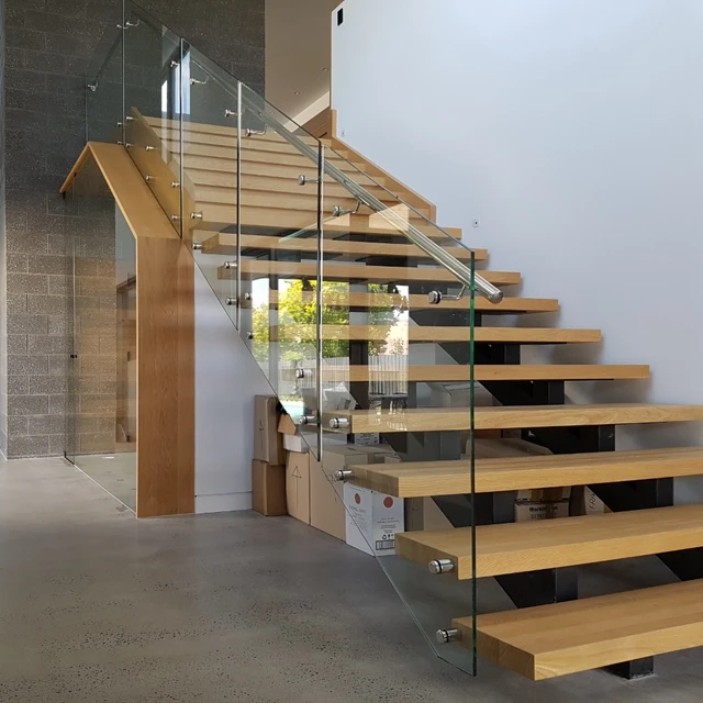 Wonderful Mono Stringer Steel Wood Structure Staircase Cost Mono Stringer Floating Stairs