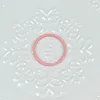 25mm aperture key ring - pink