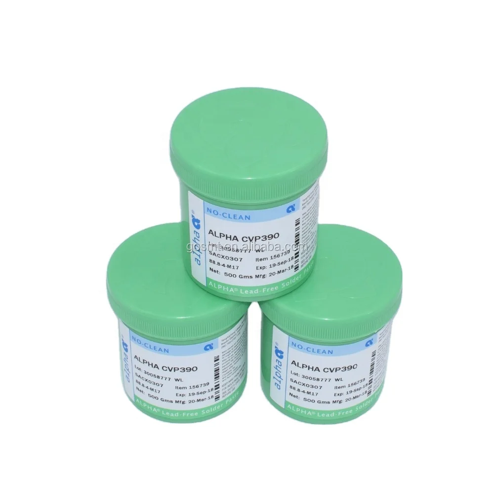 Wholesale Lead Free Zerohalogen No Clean Alpha Cvp390 Solder Paste