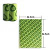 Huella de pata verde 15/rollo 13 seda