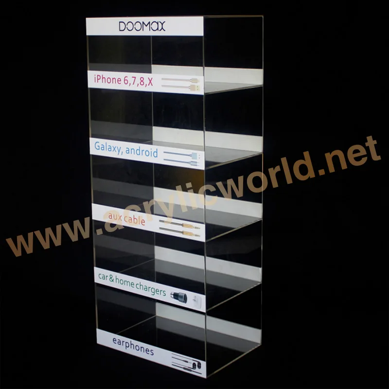 Acrylic Mobile Stand/Mobile Phone Storage Rack/Mobile Accessories Display