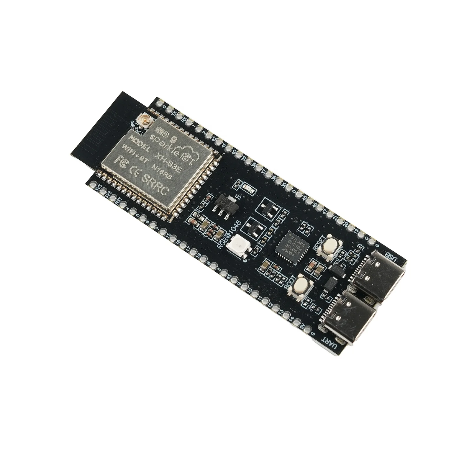 Produktbild von Heemol ESP32-S3-DevKitC-1 N16R8 – WiFi + Bluetooth 5.0, 16MB Flash, 8MB PSRAM, Dual USB-C, 45 GPIOs Für Arduino & IoT