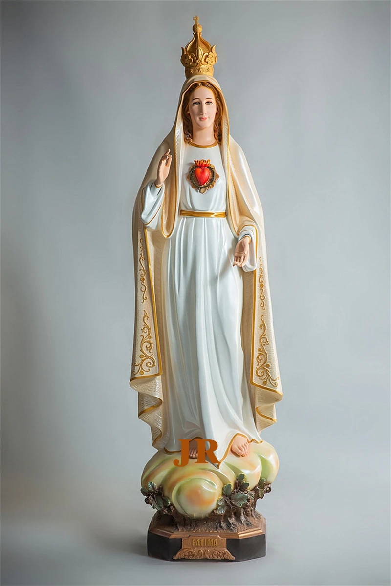 Luxshiny Statuette Vierge En Résine Miniature Pour Décoration Religieuse