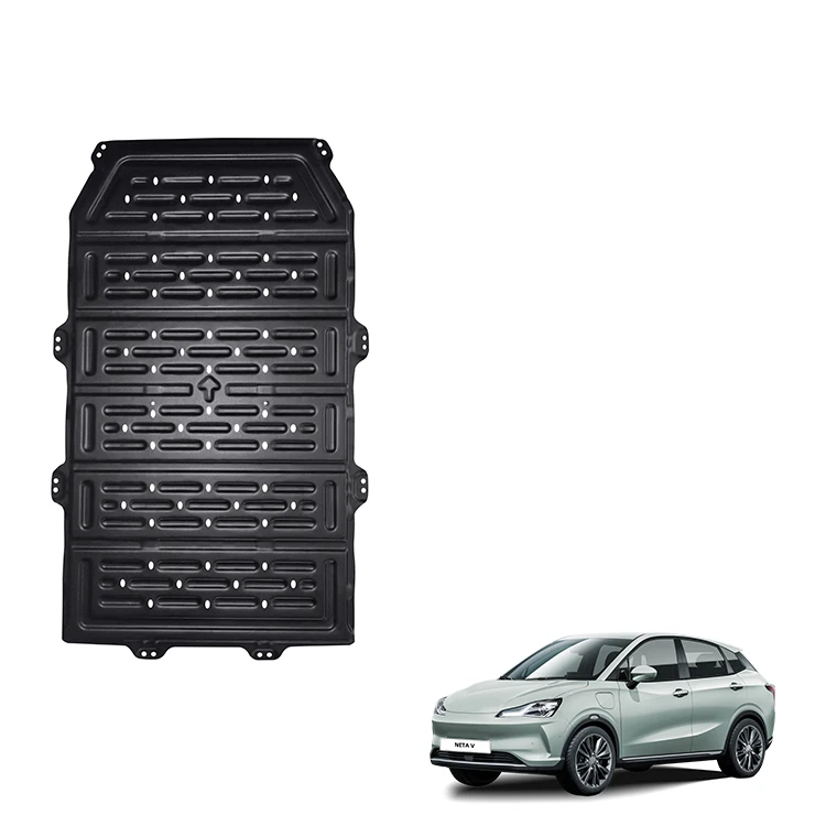 Car Battery Plate for Neta V Accessories Aluminum Magnesium Engine Under Cover Protection Skid Plate Exterior Accessory