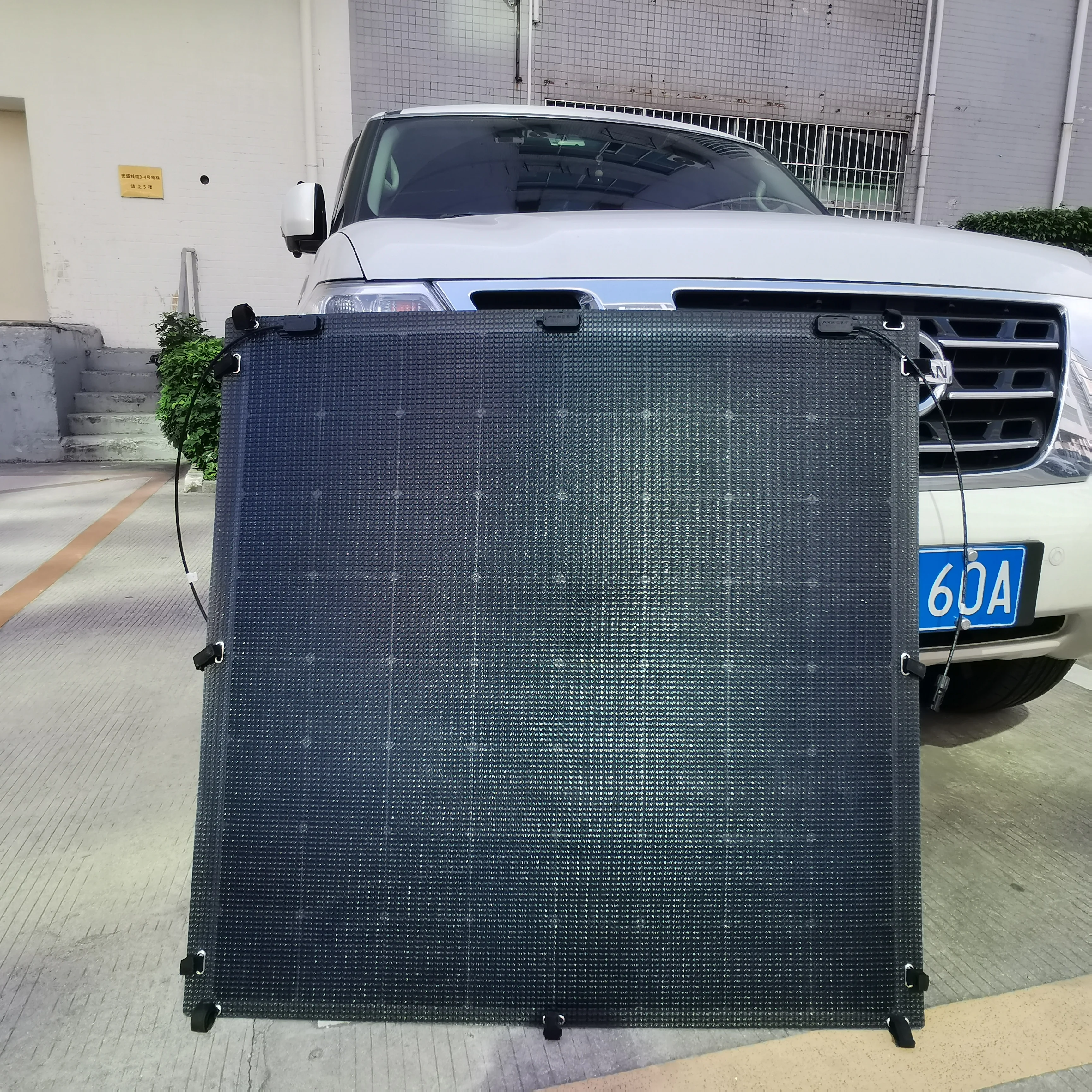 Factory Durable Monocristalline Solar Panel Full Black Soft Flexible Solar Panel Panneaux Photovoltaique Bifacial Solar Panel