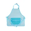 Macaron blue childrens apron