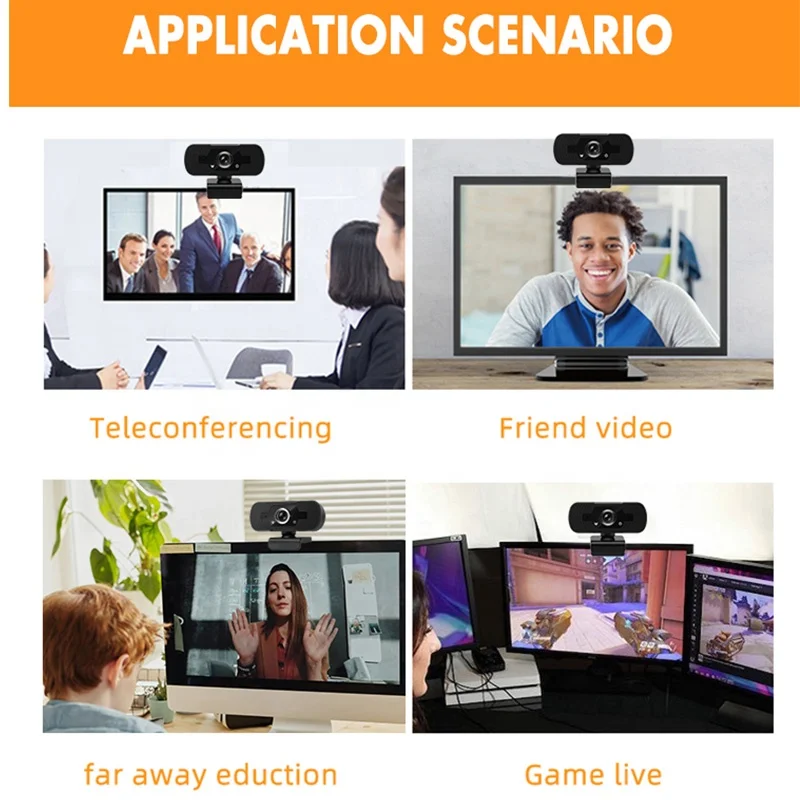 OEM USB 1080P Melhor Sala de Chat Webcam Webcam Online 1920x1080  CN;GUA Luz Infravermelha 1080P 30fps Max