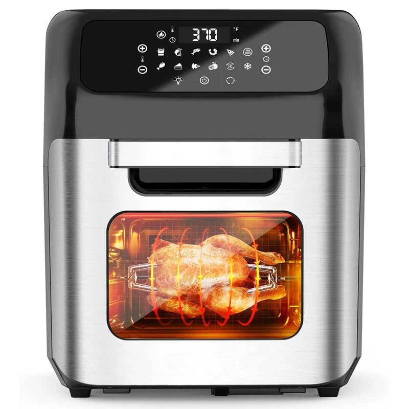 Digital Control Newly Design 1800w 12l Capacity Air Fryer Oven With Lcd 