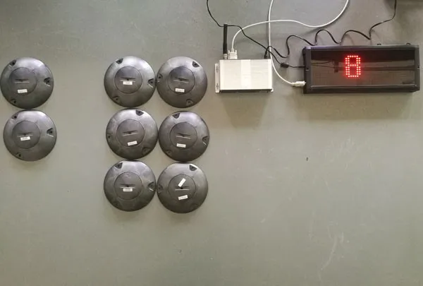 Wireless Smart Parking Slot Magnetic Sensor LoRa for Vehicle Detection