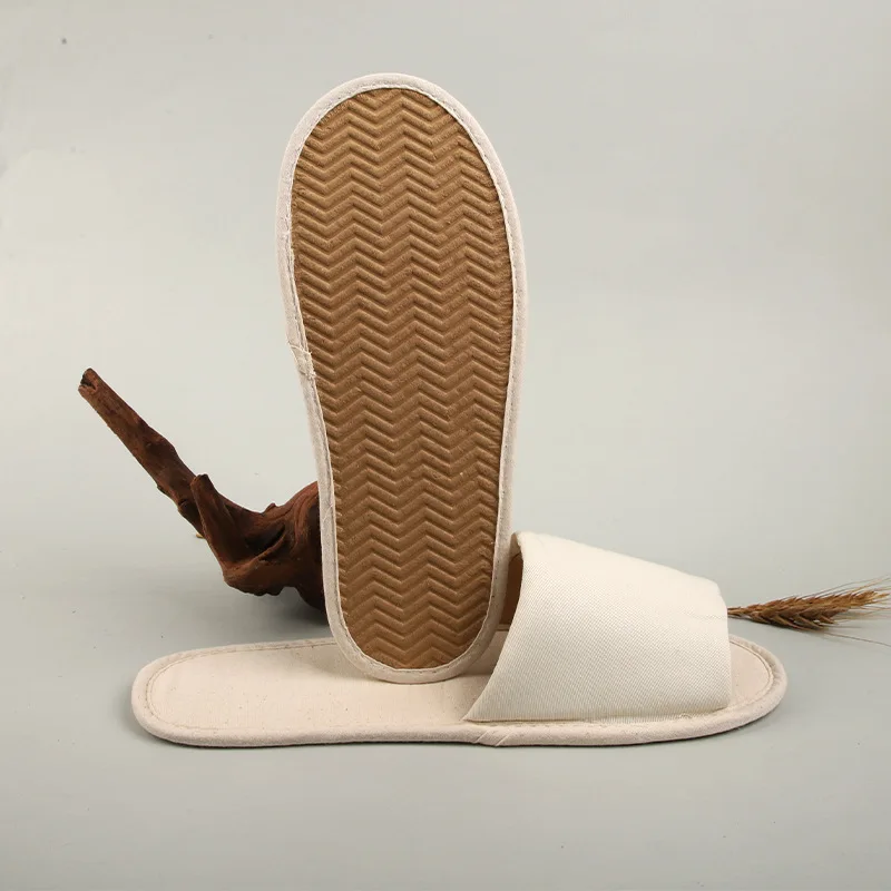 High Quality Eco-Friendly Disposable Indoor Hotel Slippers with Soft Lining for Guests for Hotel Guestrooms supplier