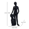 Man and Dog A - Black
