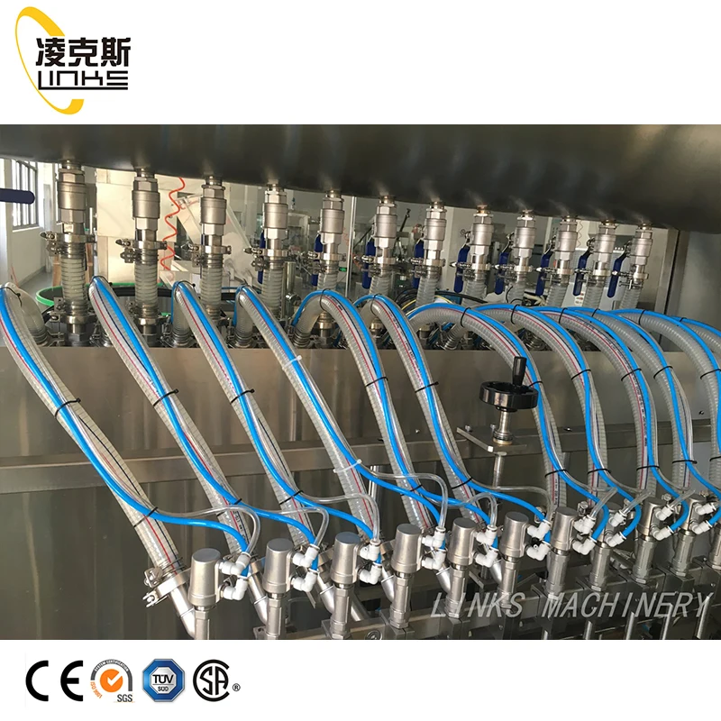 Fully Automatic Vegetable Cooking Edible Oil Filling Machine Bottle Packaging Line