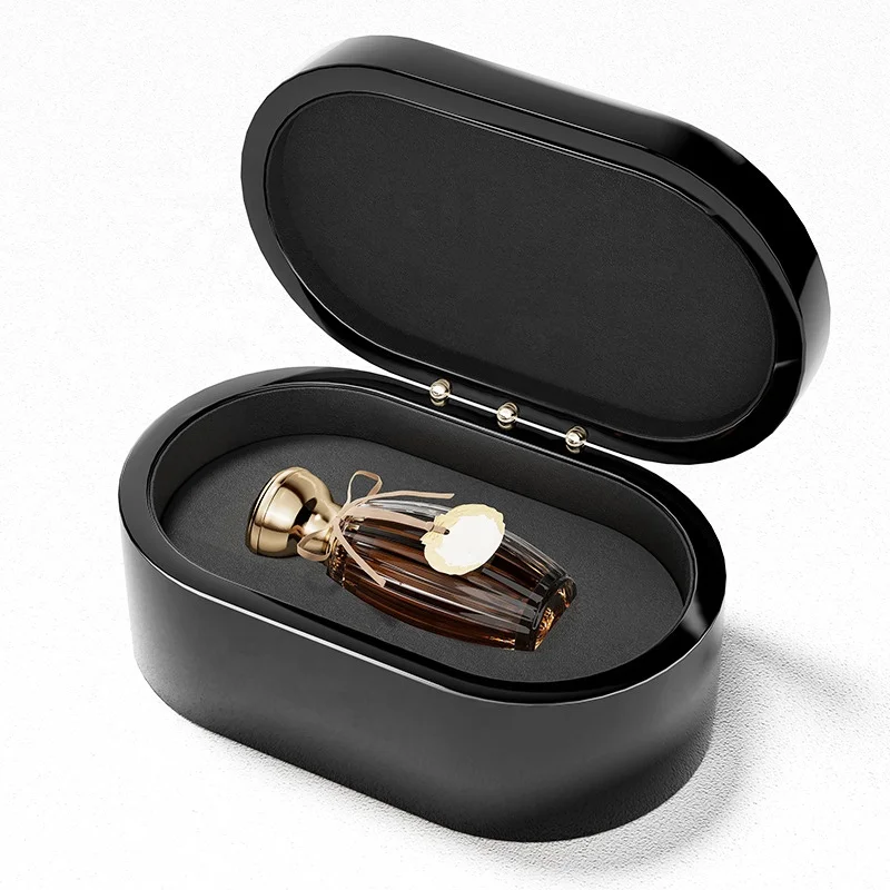 Customized 30ml 50ml 100ml Perfume Box Packaging Glass Bottle Perfume Wooden Box