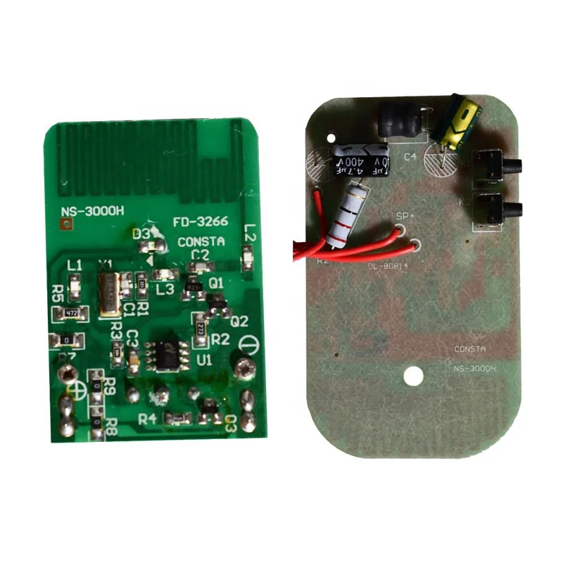 Wireless Door Chime Remote Control PCB and Receiving PCBA 36 Music Choice Circuit Board Doorbell