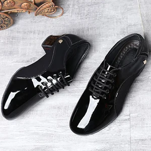 Men's Ballroom Latin Dancing Shoes Genuine Leather Outsoles Cotton Lining for Adult Indoor Stage Performances