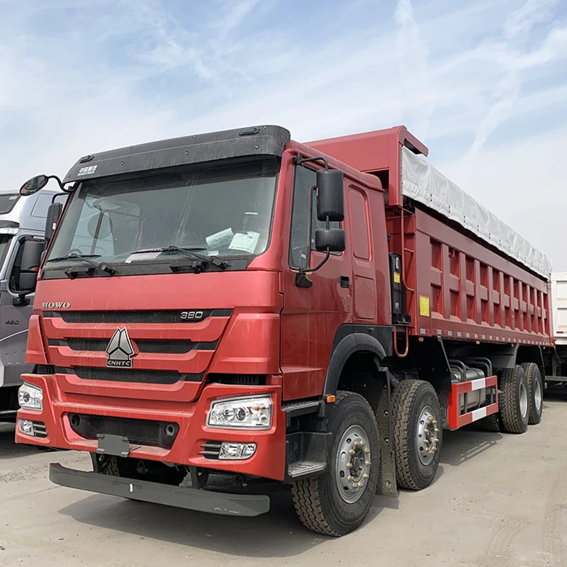 SINO TRUCK 12 Wheeler RHD 50tons Second Hand 8x4 Used HOWO Tipper Dump Truck